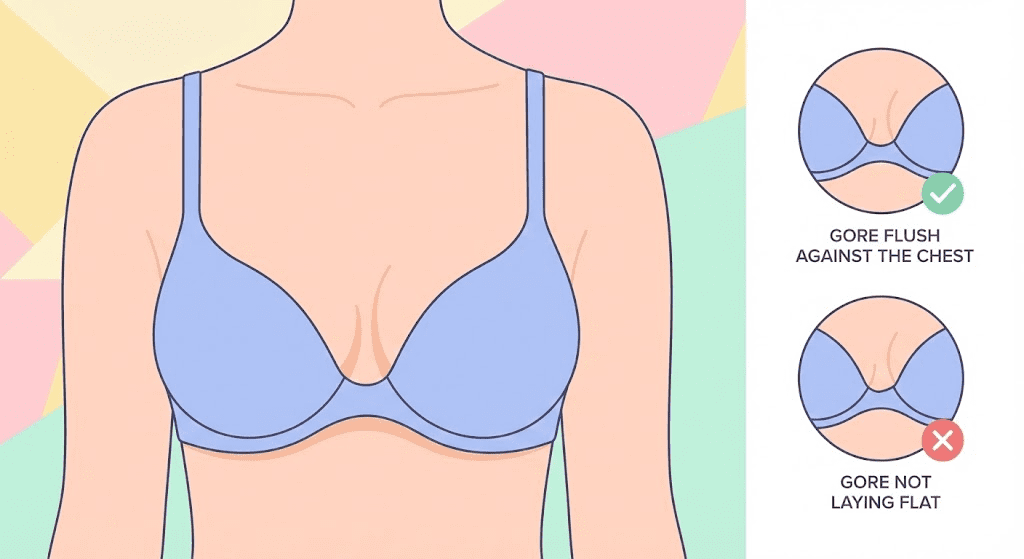 Center Gore Doesn’t Lay Flat